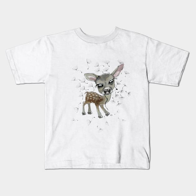 Bambi Kids T-Shirt by msmart